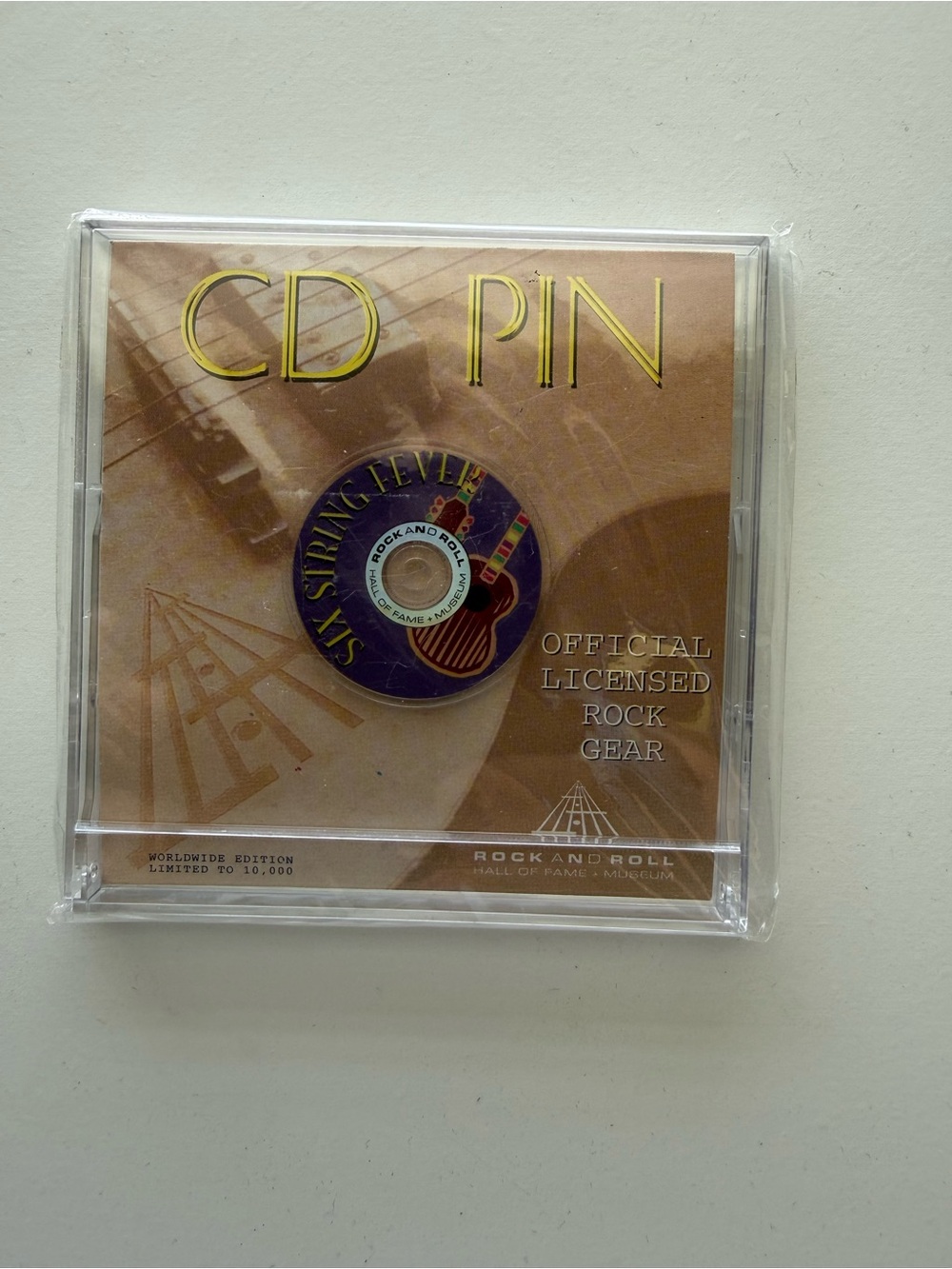 Onex CD Pin Set - Gold and Brown Graphic Insert